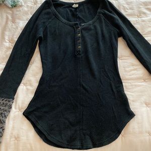 Free People thermal Henley